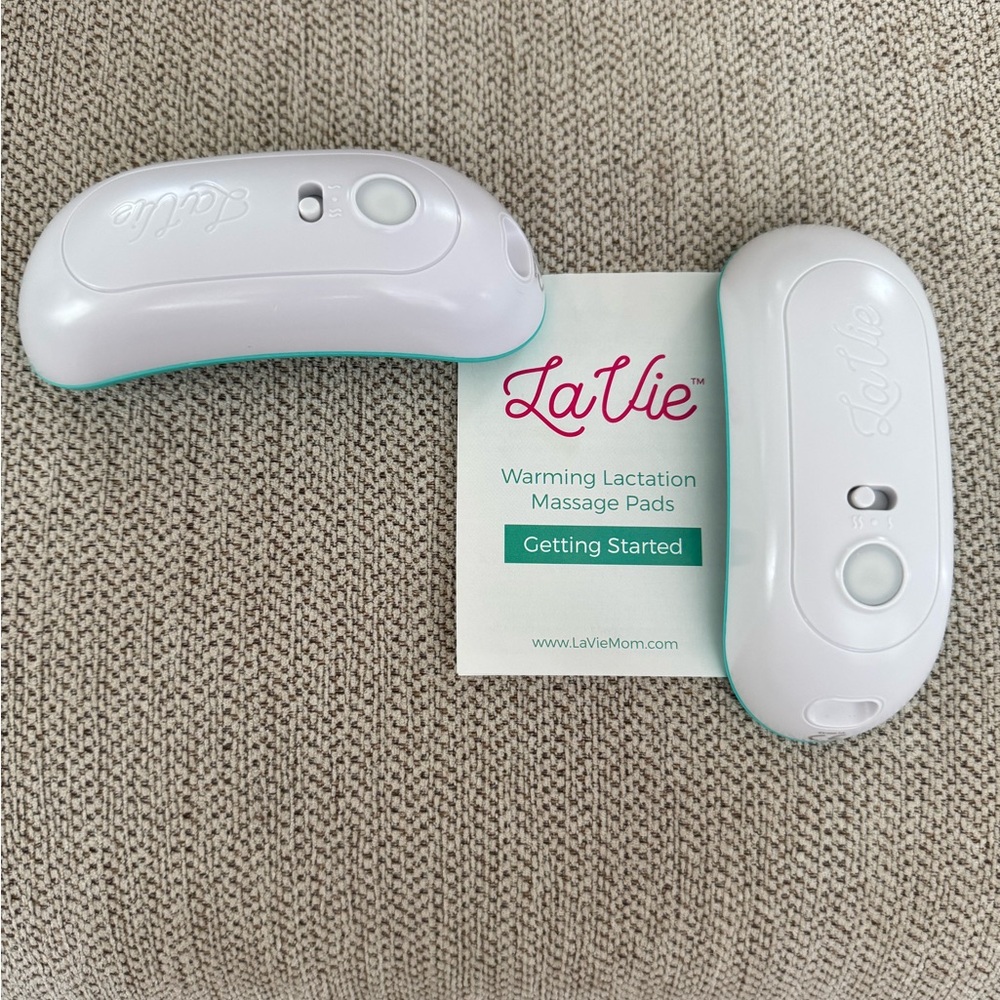 LaVie Warming Lactation Massage Pads - White